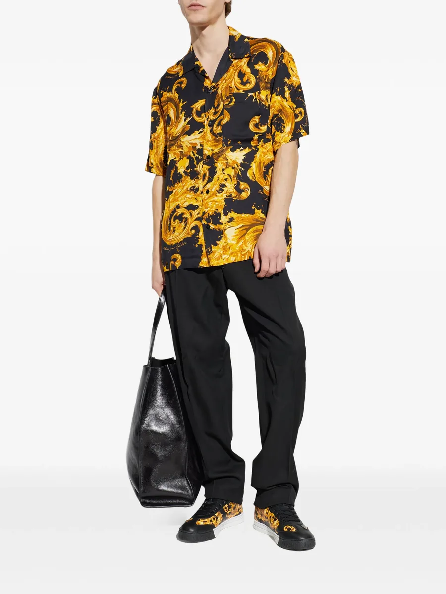Barocco-print sneakers 11
