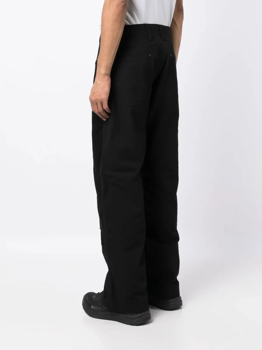 four-pocket straight-leg trousers 8