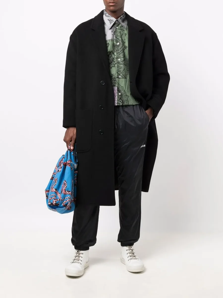 drawstring logo track pants 3
