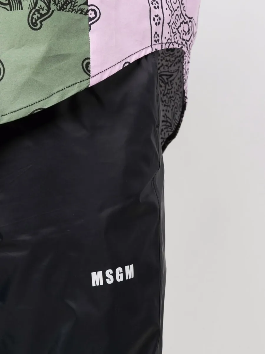 drawstring logo track pants 10