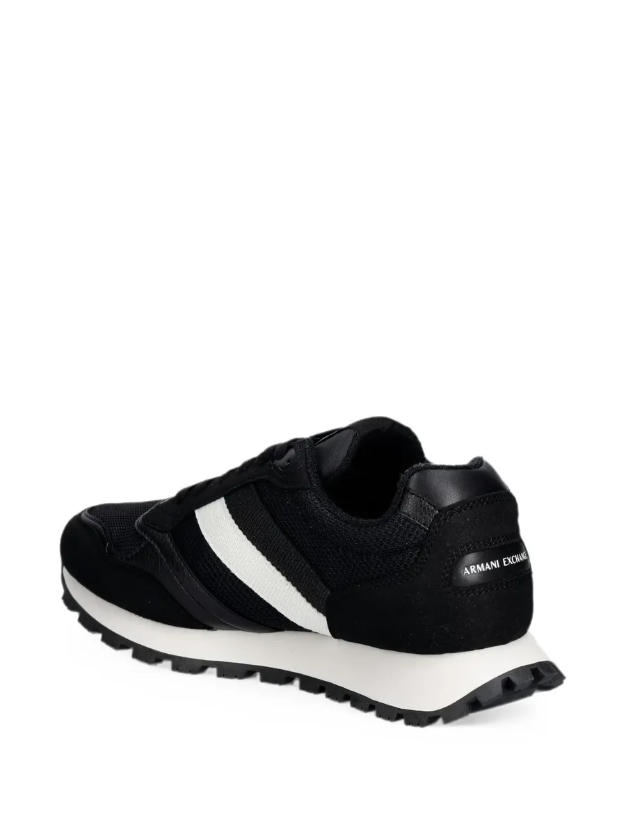 logo-print panelled sneakers 5