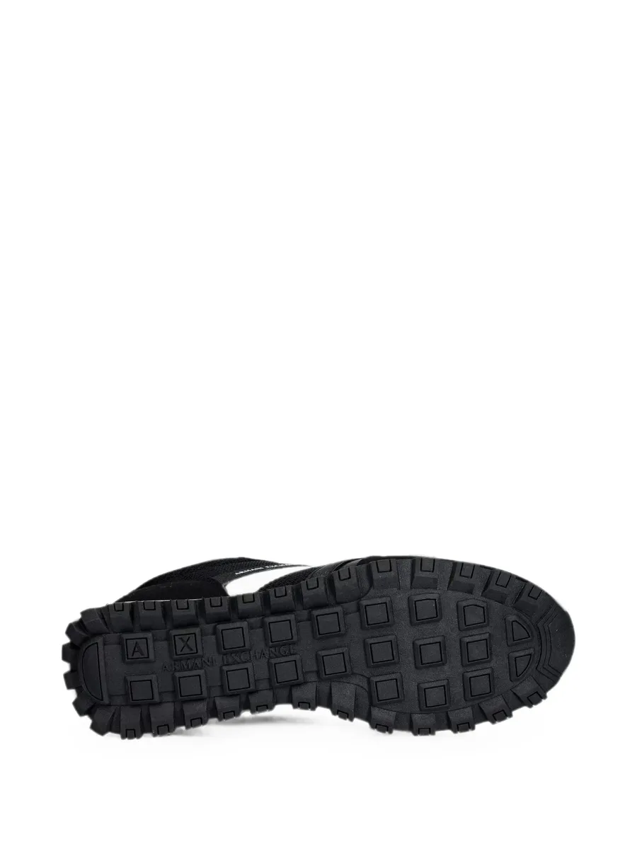 logo-print panelled sneakers 10
