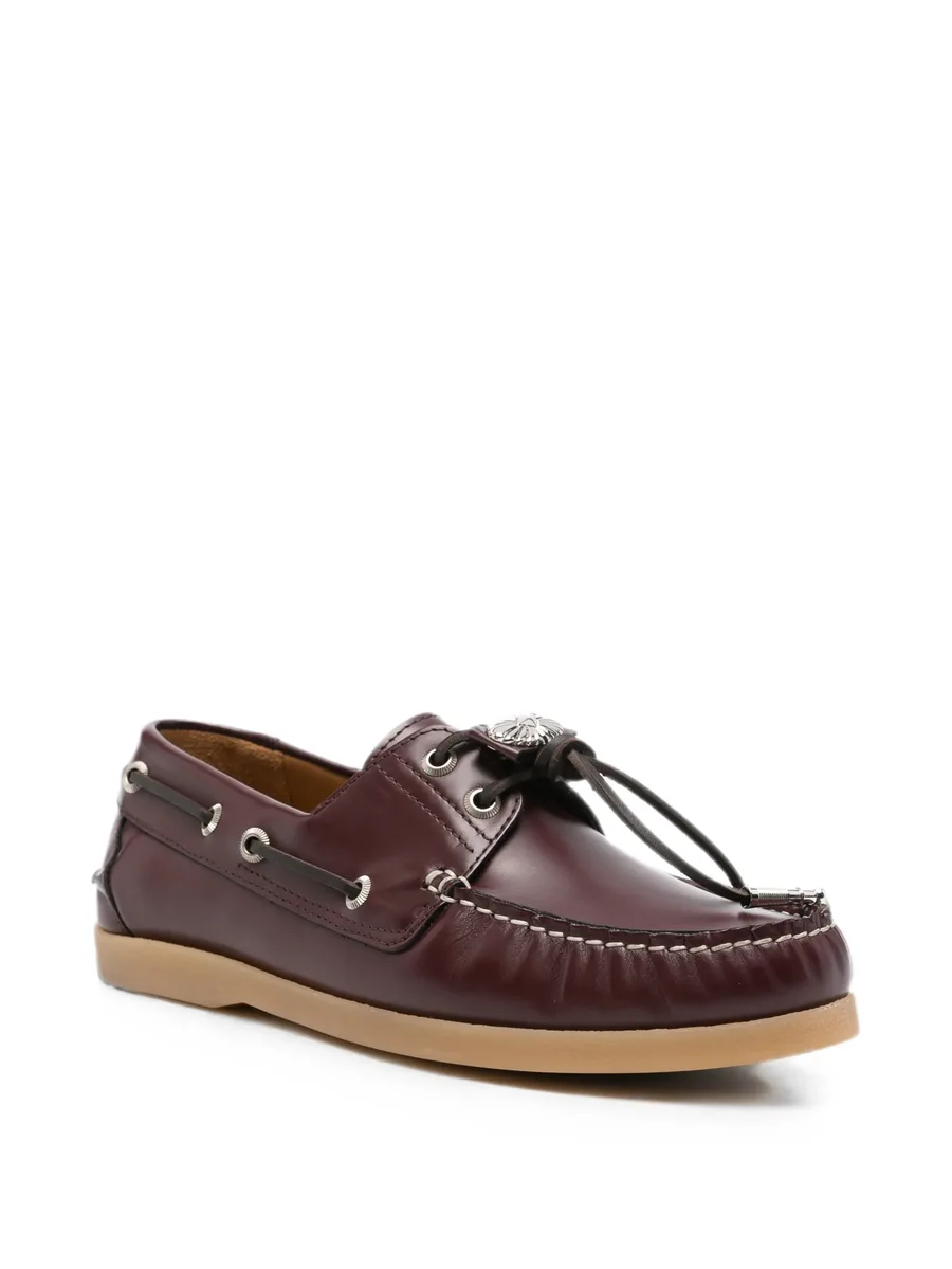 embellished leather loafers 4
