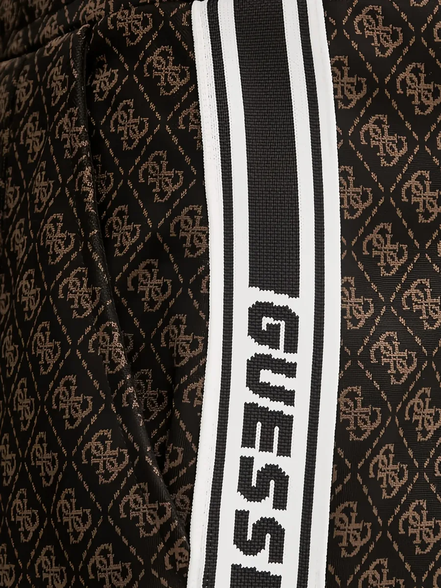 monogram stripe trousers 7