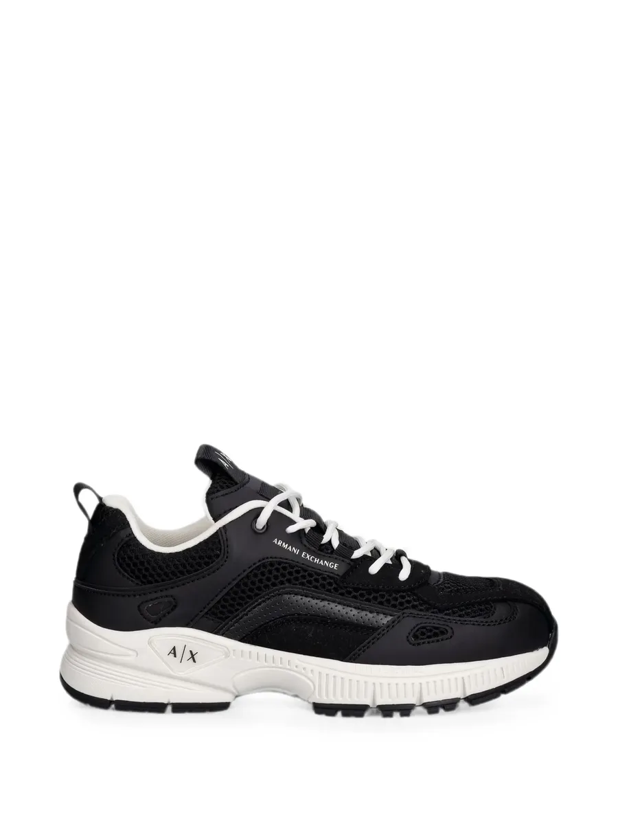 panelled mesh-insert sneakers 1