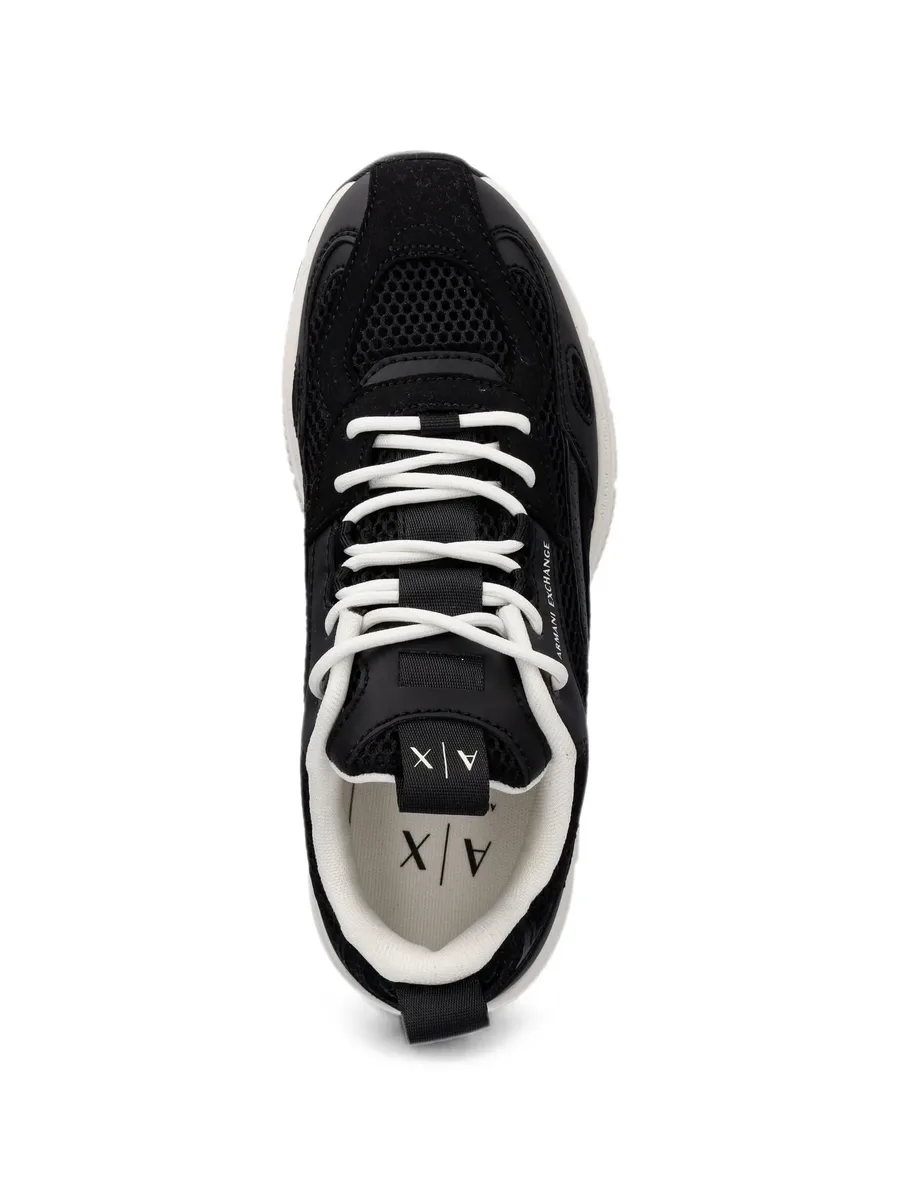 panelled mesh-insert sneakers 8
