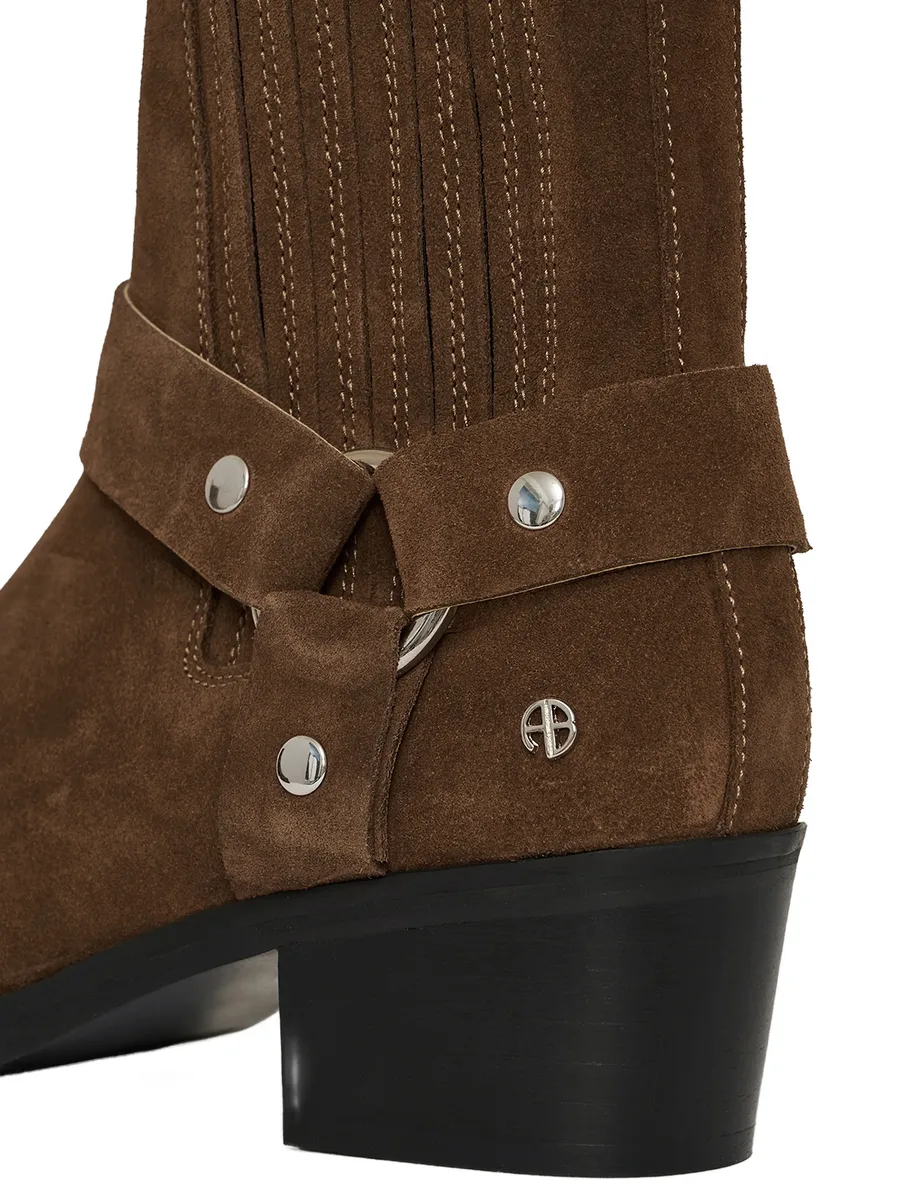 mid biker boots - tobacco 8
