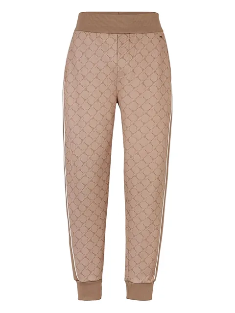 Talib patterned side-stripe track pants