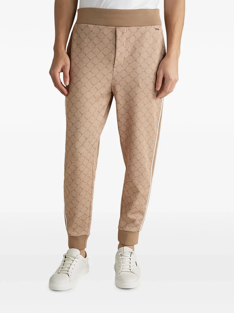 Talib patterned side-stripe track pants 5