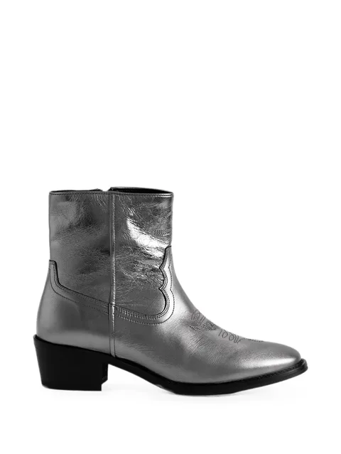 Tex low metal ankle boots