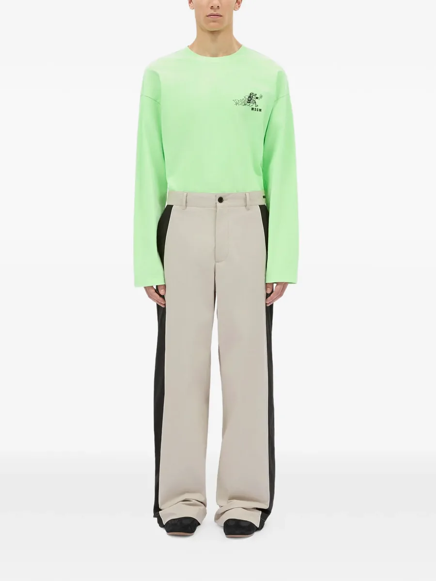 side-stripe trousers 3
