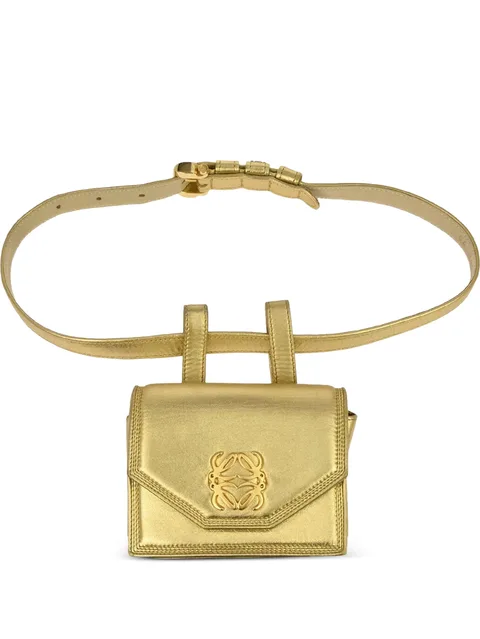 1990-2000s Anagram leather belt bag