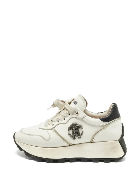 logo platform sneakers
