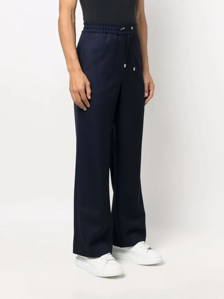 wide-leg twill trousers 5