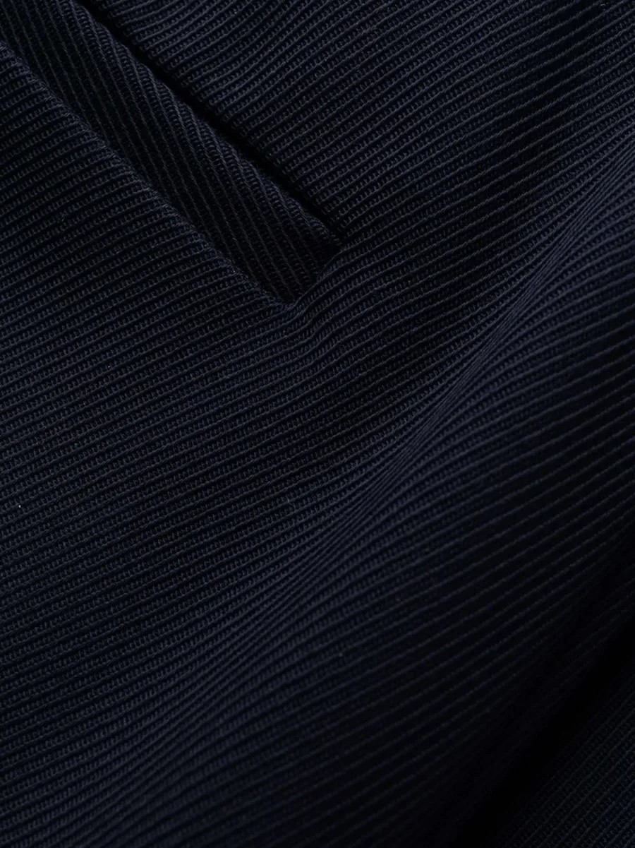 wide-leg twill trousers 13