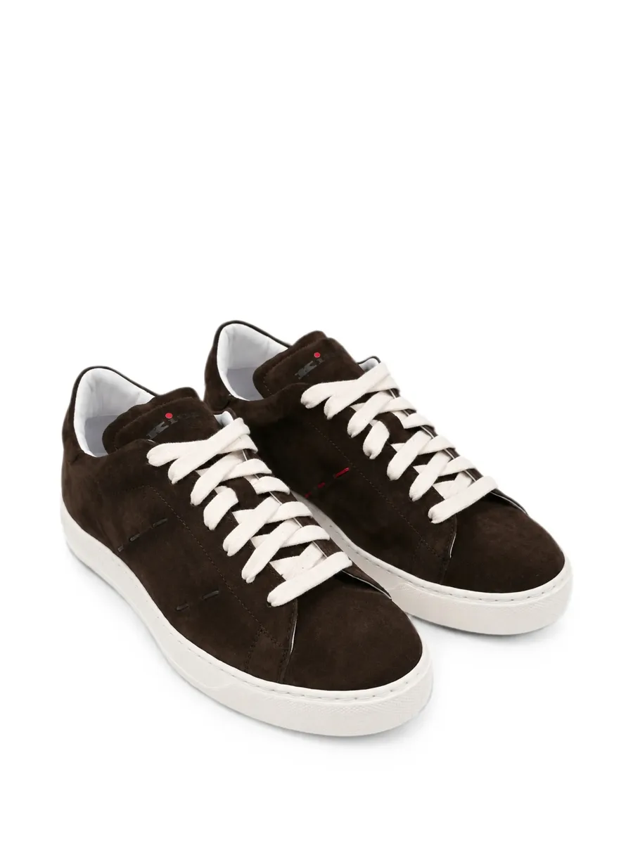 suede-finish sneakers 10