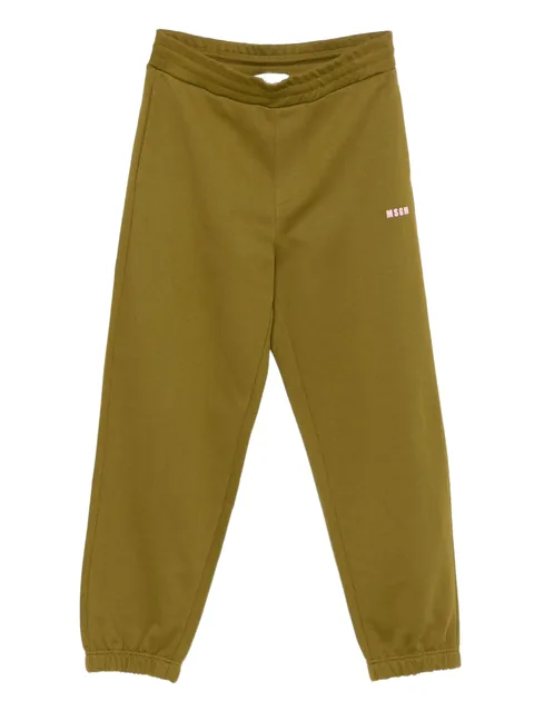 logo-print track pants