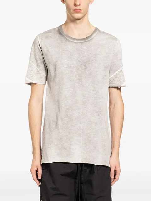 spliced cotton T-shirt
