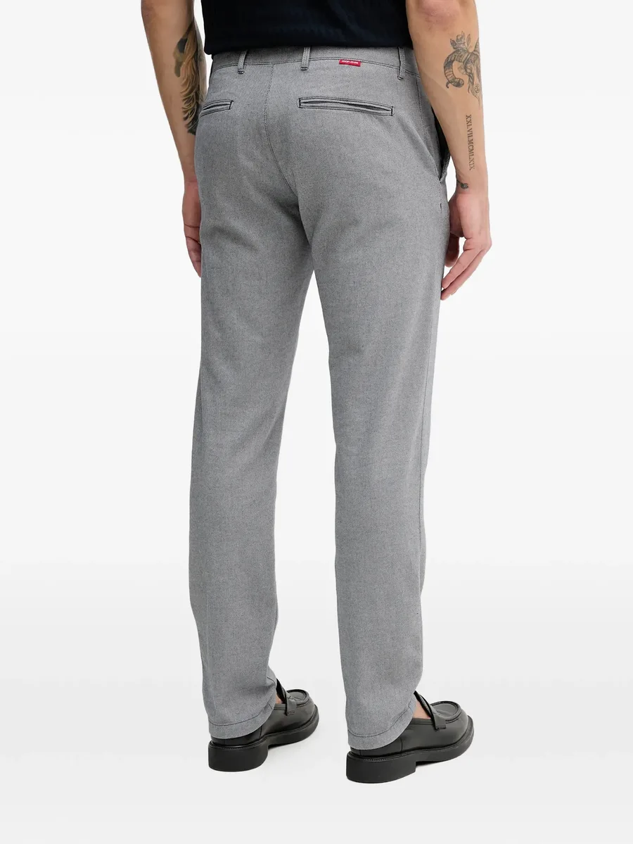 belt-loops patterned trousers 6