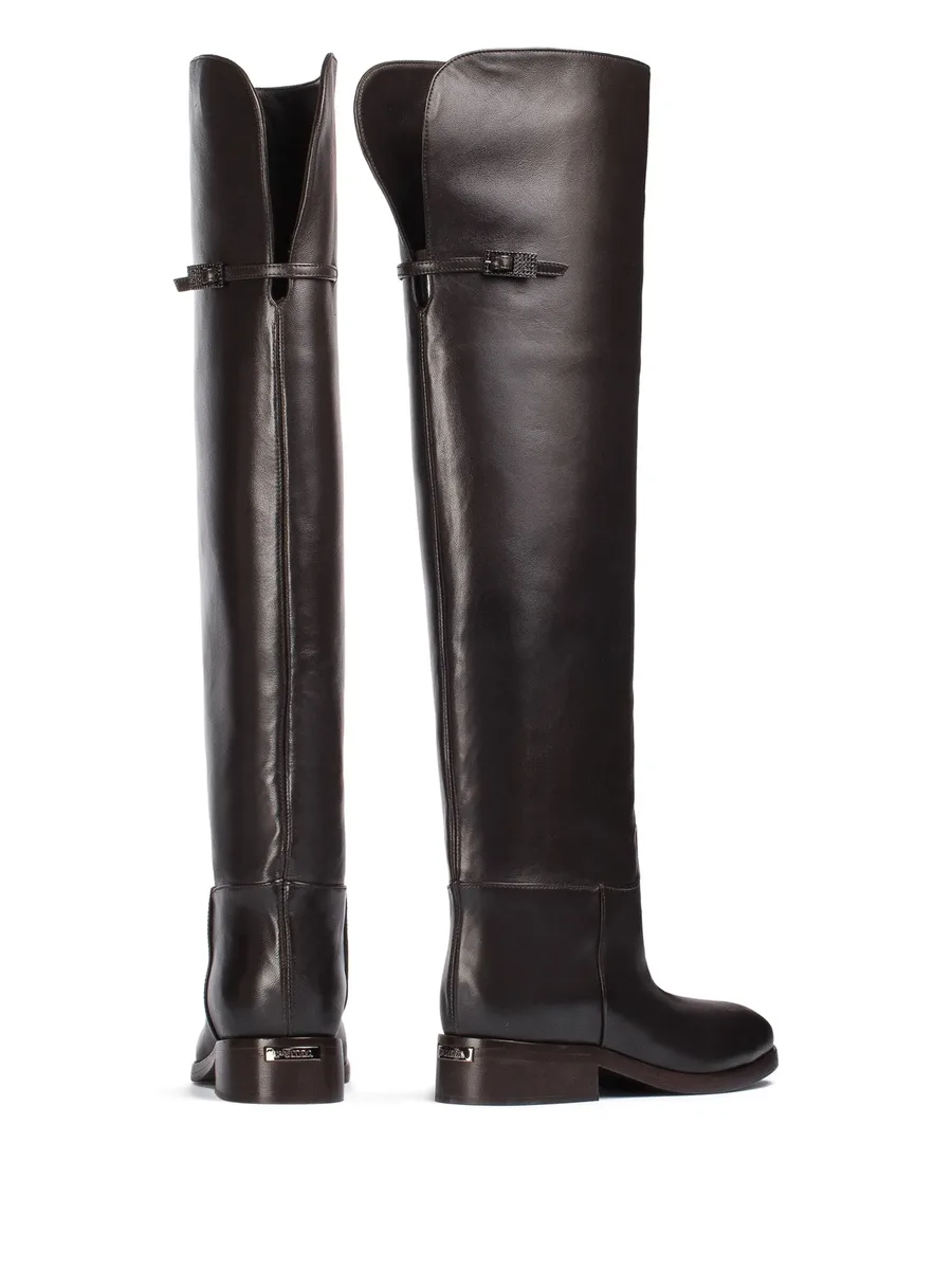 Charlotte buckle-detail boots 5