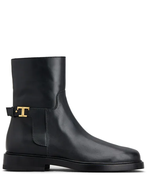 T Timeless leather ankle boots