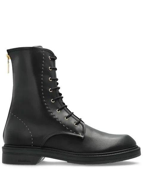 lace-up combat boots