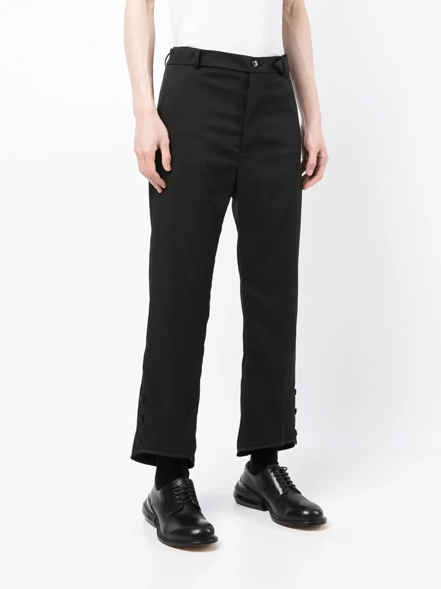 x ANOWHEREMAN cropped-leg trousers 6