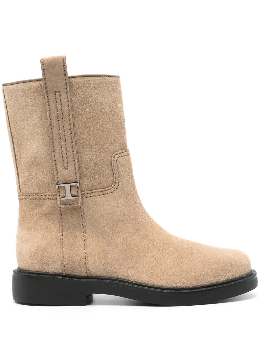 T Timeless-plaque boots 2