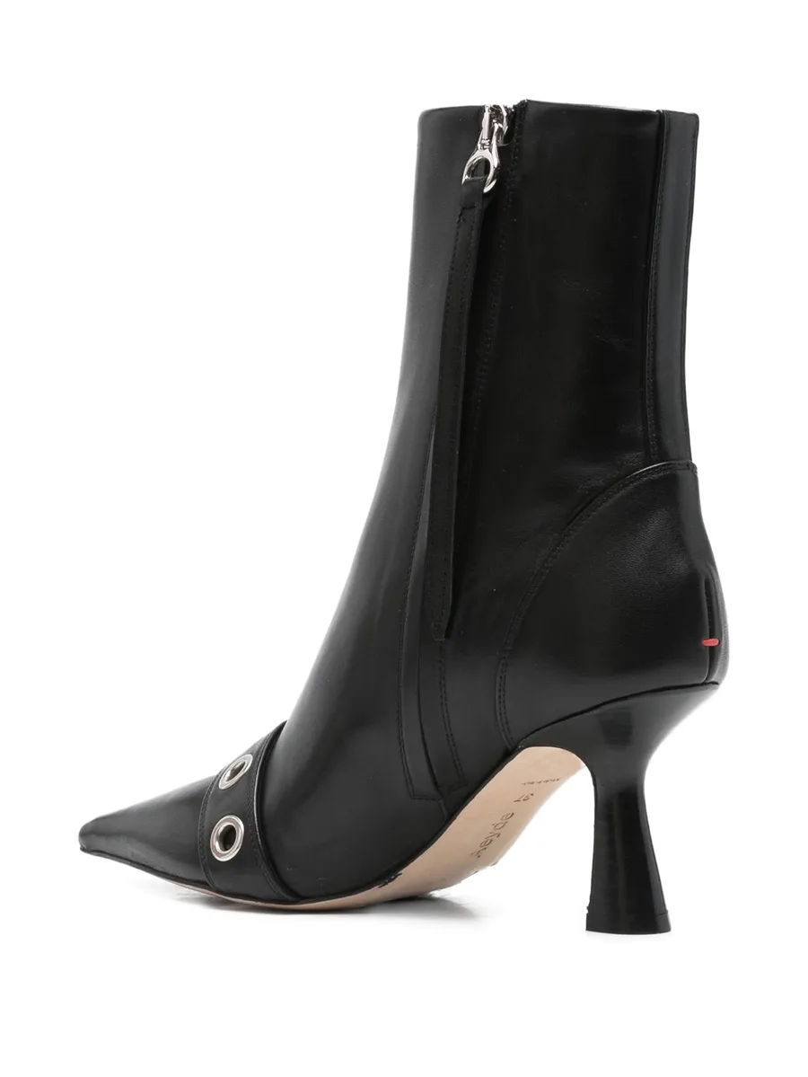 80mm buckle-detail pointed-toe boots 6