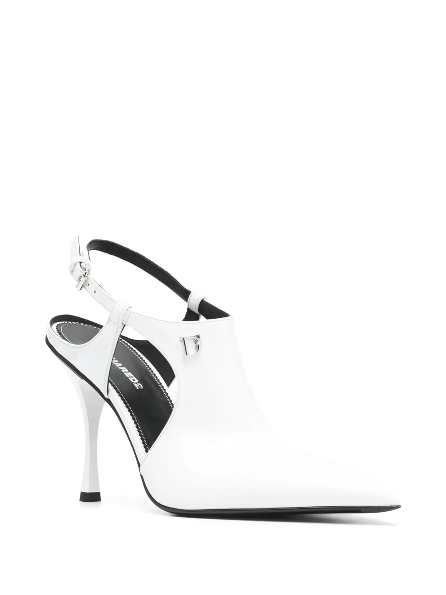 115mm slingback leather pumps 4
