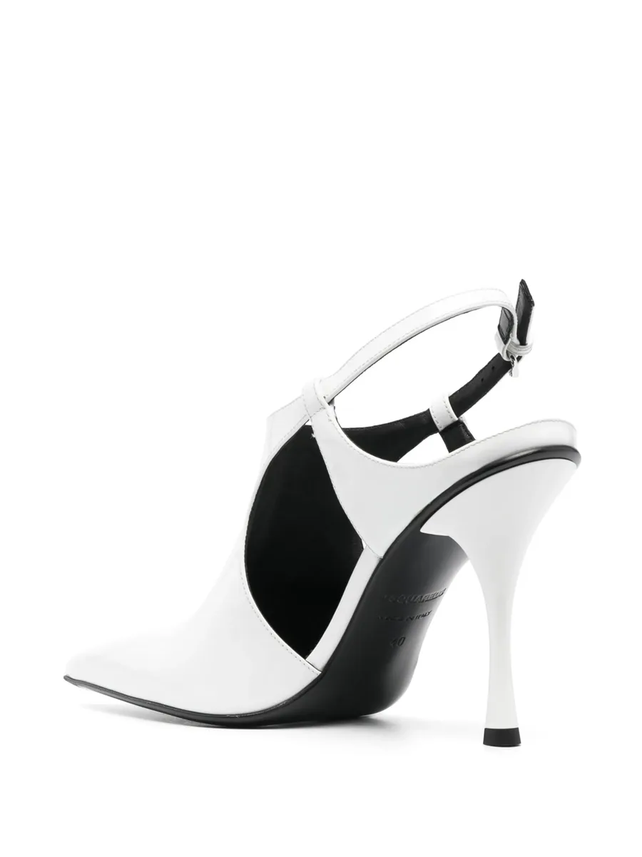 115mm slingback leather pumps 5