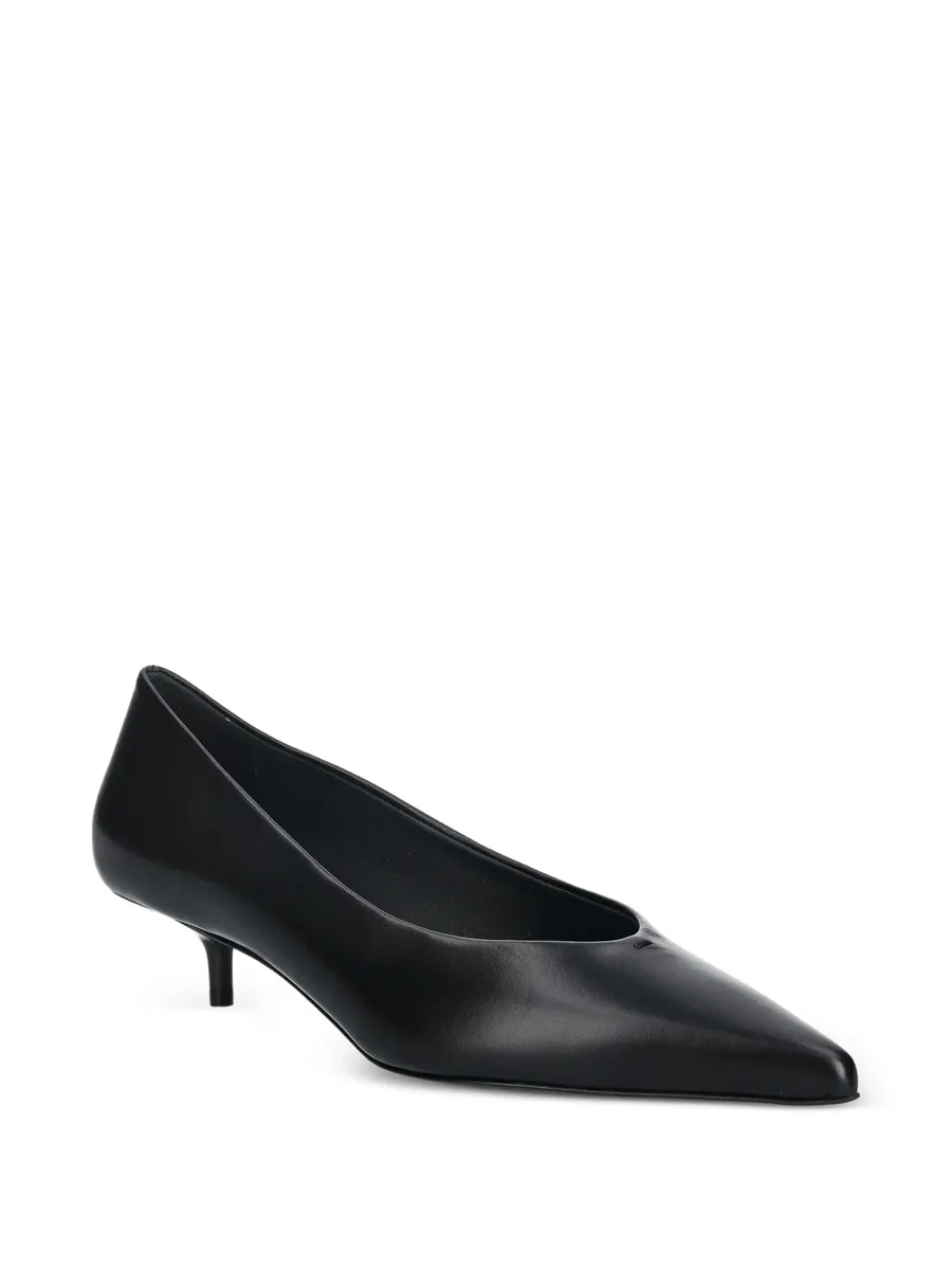 pointed-toe kitten-heel pumps 4