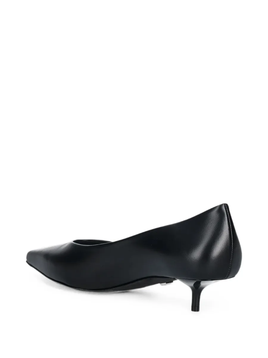 pointed-toe kitten-heel pumps 8