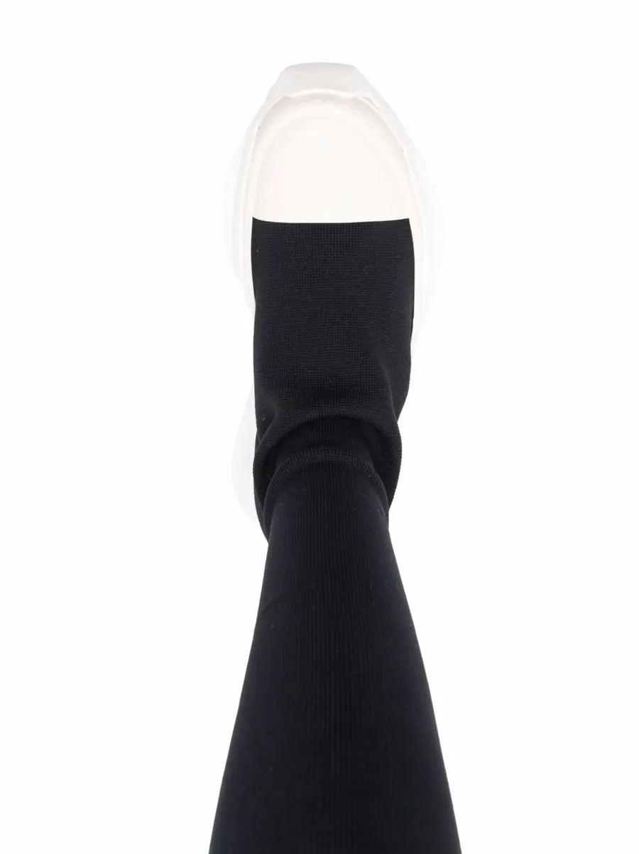 thigh-high sock-style boots 7