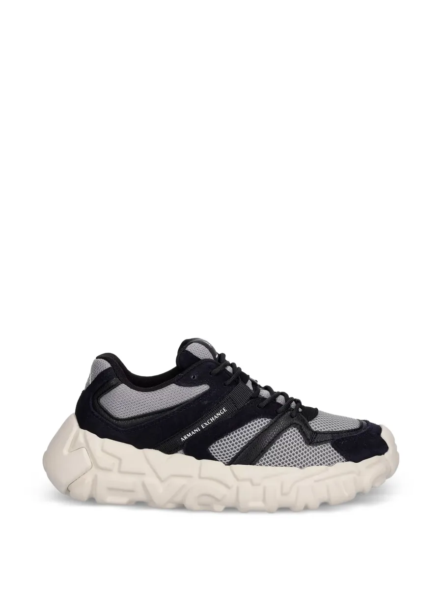 mesh-panelled chunky-sole sneakers 2