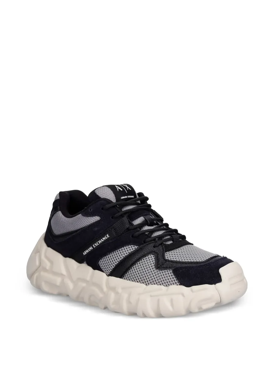 mesh-panelled chunky-sole sneakers 3