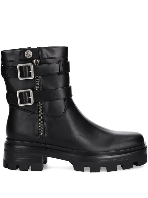Lynden buckle-strap ankle boots
