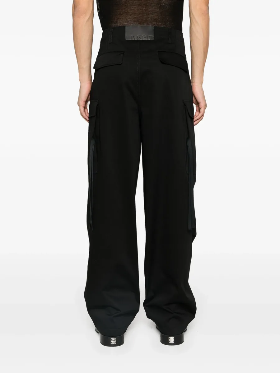 wide-leg cargo trousers 8