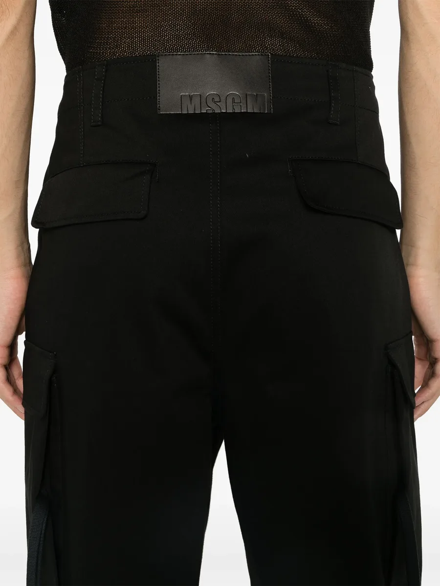 wide-leg cargo trousers 10