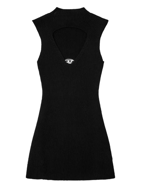 платье мини M-Oloni-Short в рубчик