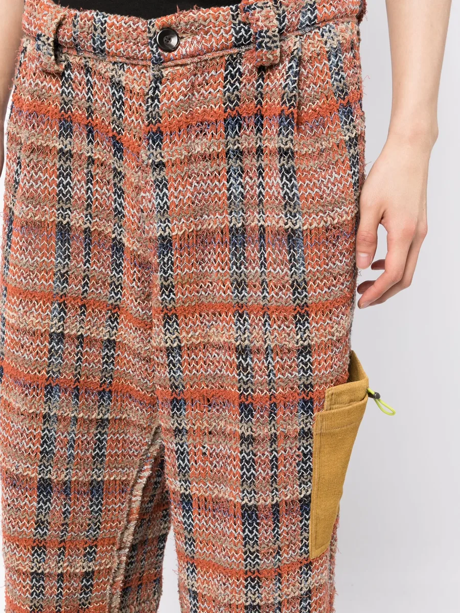 whipstitch straight-leg trousers 10