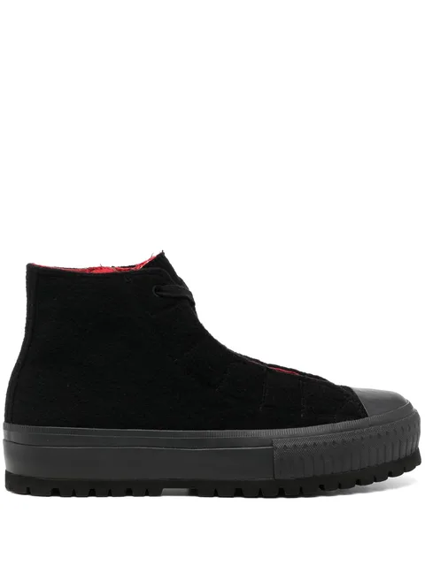 lace-up high-top sneakers