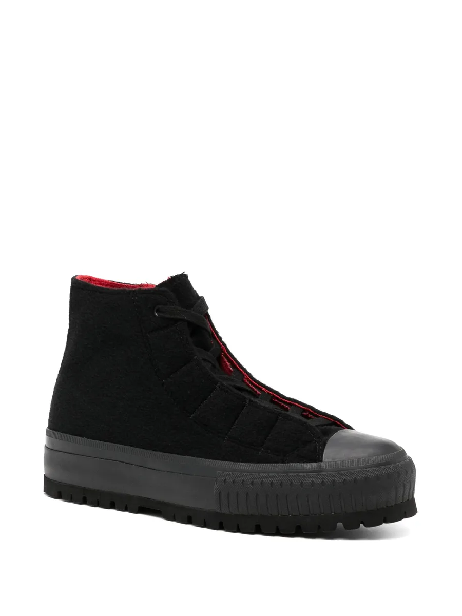 lace-up high-top sneakers 4