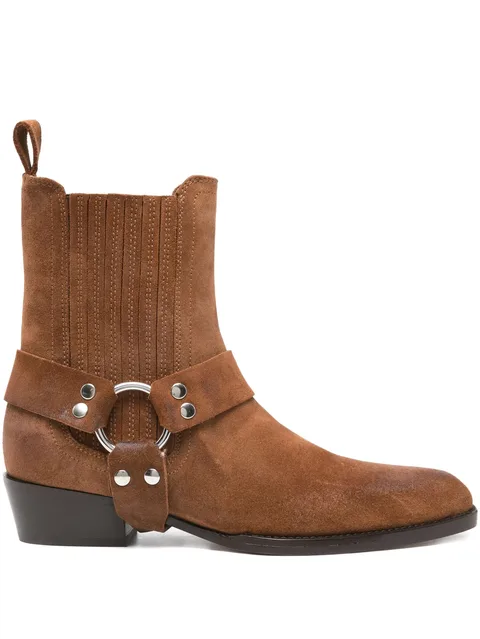 35mm Helena suede ankle boots