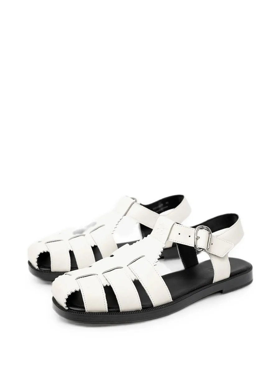 buckle-fastening caged sandals 3