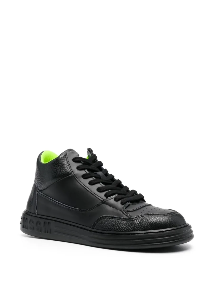 logo-print high-top sneakers 4
