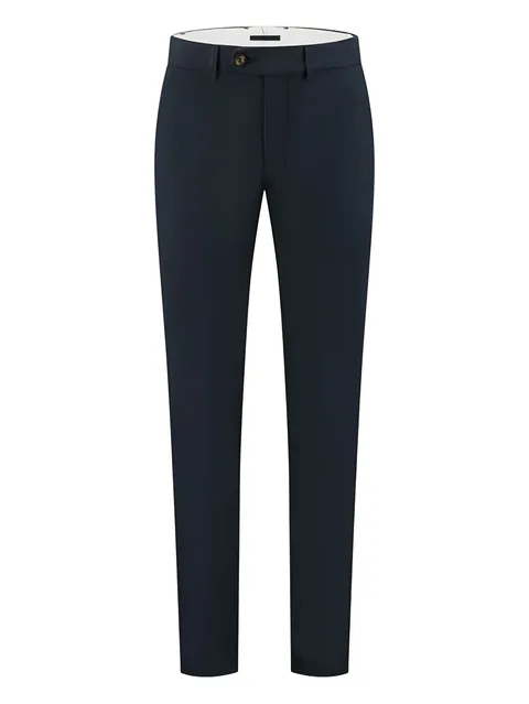 stretch-cotton trousers