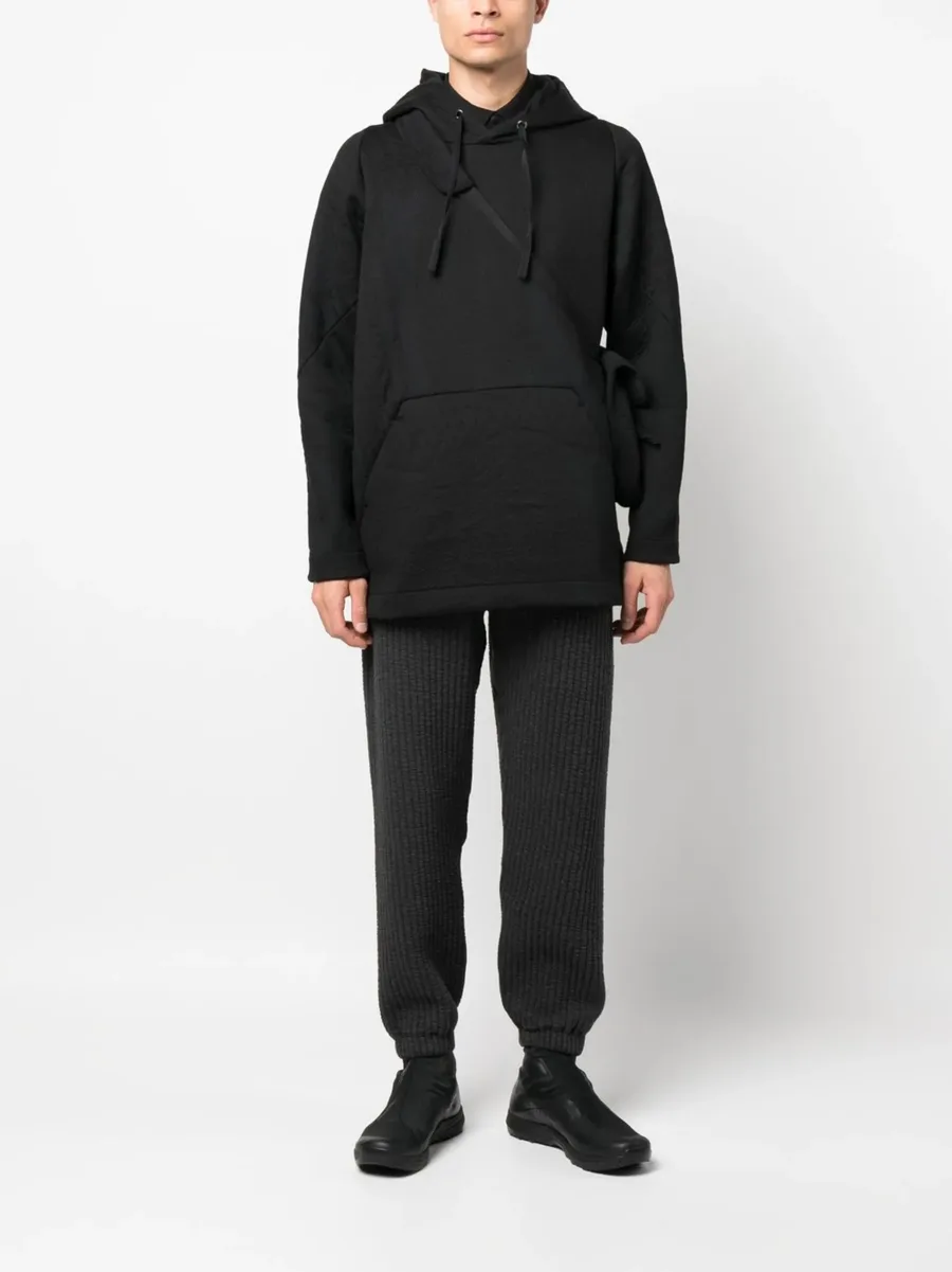 ribbed track cotton-blend pants 3