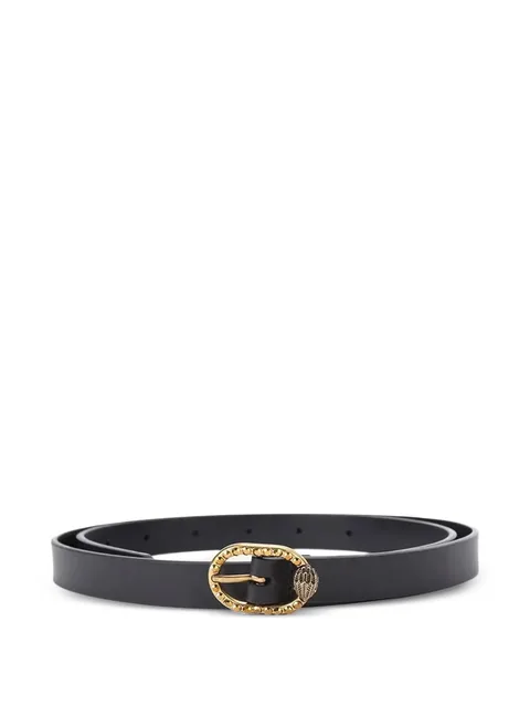 Mayfair 18 crystal-embellished leather belt
