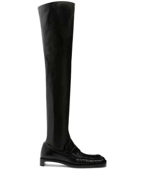 thigh-high boots